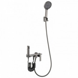 Duschsystem i Gunmetalgrå...